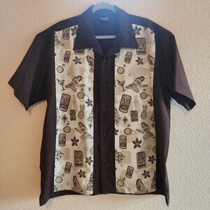 Steady Last Call - Tiki Button Up - XL